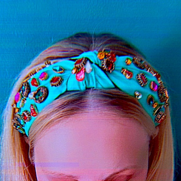 Jeweled Knot Turban Headband - Picture 2 of 7
